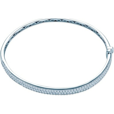 SAVICKI Náramok biele zlato bangle s diamantmi - SAVG04896 WZ