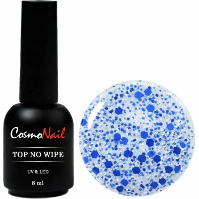 COSMONAIL Top Matt Glitter 012 - Premium Blue Glitter, 8 ml