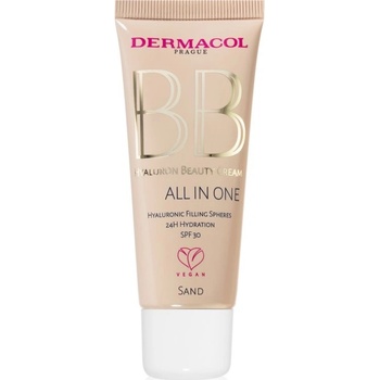 Dermacol Hyaluron Beauty Cream hydratačný BB krém SPF 30 No.1 Sand 30 ml