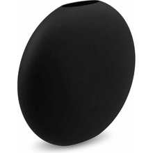 COOEE Design Keramická váza Pastille Black 15 cm, černá barva, keramika