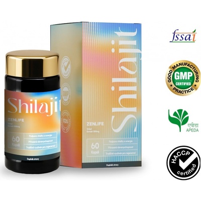 Zenforlife Shilajit extrakt 500 mg 60 kapslí