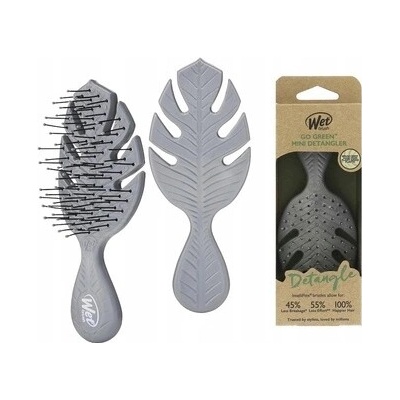 Wet Brush Go Green Mini kefa na vlasy Grey