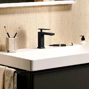 Hansgrohe Tecturis E смесител за умивалник с едноръкохватков механизъм, матово черен (73010670)
