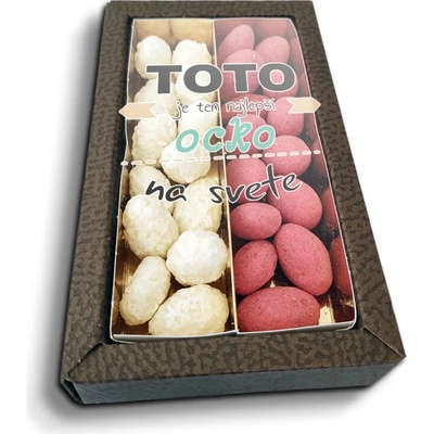 Sablio Mandle v čokoláde Toto je ten najlepší ocko na svete 2x 80 g