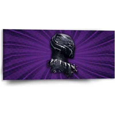 Sablio Obraz BLACK PANTHER z profilu Fialový - 110x50 cm