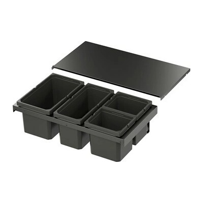 VS Envi Flex XS-216 Systém na třídění odpadu KŠ, 1×13/1×10/2×6 l, lávová