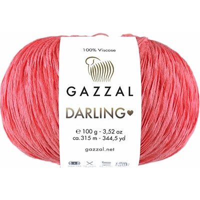 Gazzal Příze Darling 558 korálově růžová