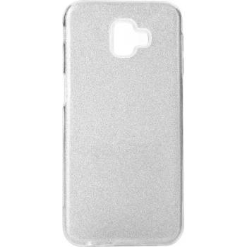 Forcell Блестящ Силиконов Калъф за SAMSUNG J6 Plus 2018, FORCELL Shining Case, Сребрист (5901737933607)