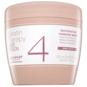 ALFAPARF Milano Lisse Design Keratin Therapy Rehydrating Finishing Mask подхранваща маска за суха и увредена коса 500 ml