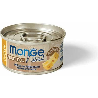 MONGE DOG NATURAL kuřecí maso se sýrem pro psy 95 g