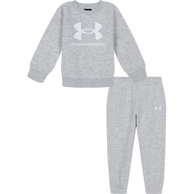 Under Armour Детски комплект Under Armour Big Logo Set Infant Boys - Grey/White