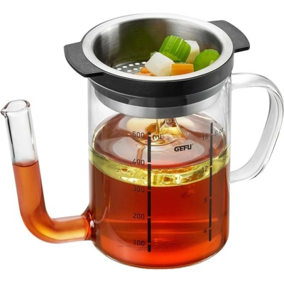 GEFU Separato 0,5 l - oddělovač tuku / skleněná kuchyňská odměrka