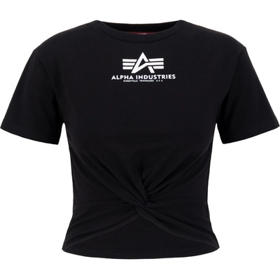 Alpha Industries Тениска черно, размер m