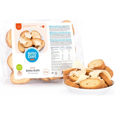KetoDiet Keto Bake Rolls s parmezánem 50 g
