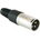 Master Audio Конектор Master Audio - XLR-M, сребрист/черен (XLR-M)