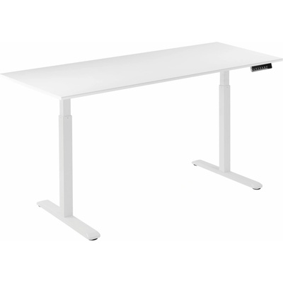 AlzaErgo Table ET2 biely + doska 160 × 80 cm lamino biela