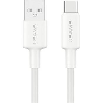 USAMS Кабел за данни USAMS U90 USB - Type-C, 100 см, БЯЛ SJ761USB01 (SJ761USB01)