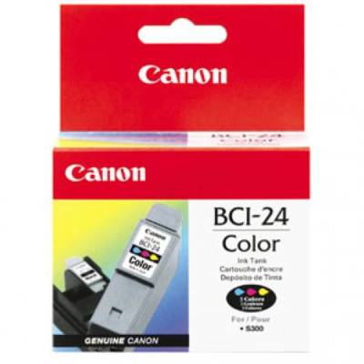 Canon Мастило CANON BCI-24 COLOR, 170ml жълто/циан/пурпурно - BE6882A002AA (BE6882A002AA)
