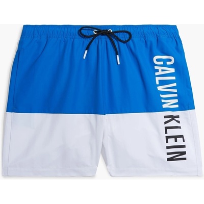 Calvin Klein Бански гащета Calvin Klein Intense Power Medium Drawstring Swim Shorts - Blue C4X