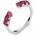 Brosway prsteň Fancy Passion ruby BWFPR11