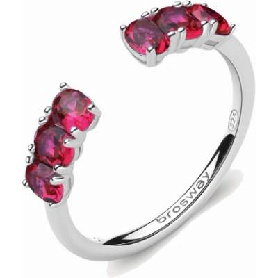 Brosway prsteň Fancy Passion ruby BWFPR11