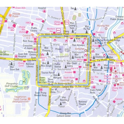 mapa Thailand 1:1,5 mil.