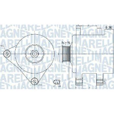 Generátor MAGNETI MARELLI 063732056010