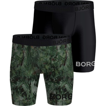 Björn Borg Performance Boxer Long Shorts 2P multicolor