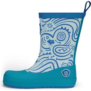 Affenzahn Детски гумени ботуши Affenzahn Kid's Gummistiefel Vegan Plashy Wellington boots - Shark / Blue - размер 26 (EU) (731-0329-0116)