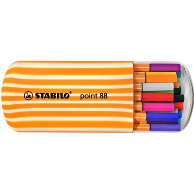 Stabilo Point 88 Twister Zebrui 20 barev