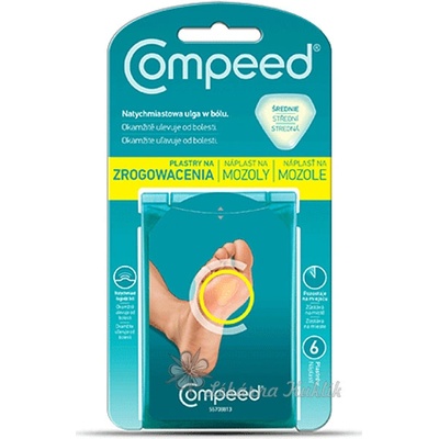 QUIES COMPEED Náplast na mozoly 6 ks