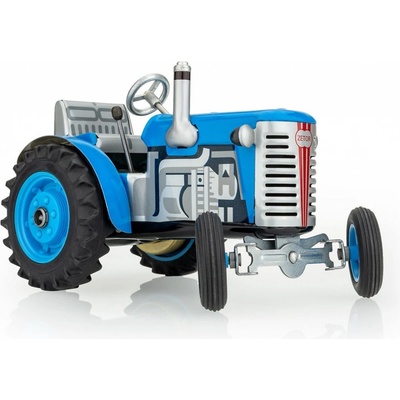 Kovap Traktor Zetor modrý na klíček – Zboží Dáma