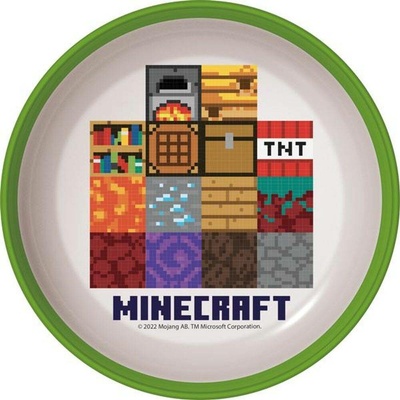 STOR MISKA MINECRAFT S PROTISKLUZ.DNEM PLAST 14,7X4 CM