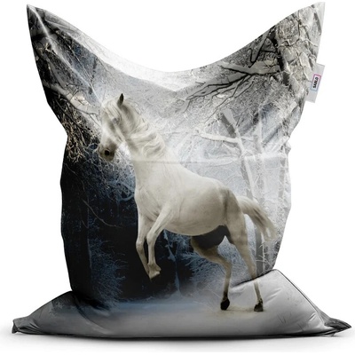 Sablio Sedací vak Classic Bílý kůň 150x100cm