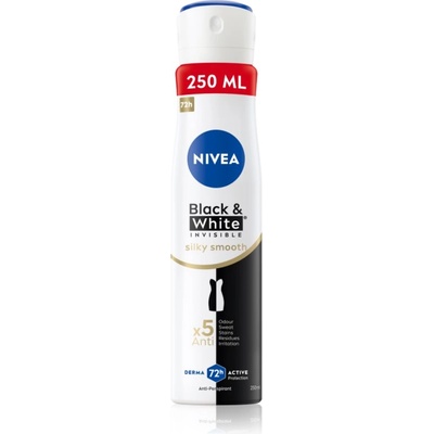 Nivea Black & White Invisible Silky Smooth антиперспирант-спрей за жени 250ml