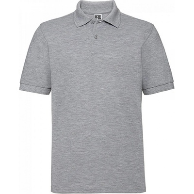 Russell Vysoce odolná směsová polokošile šedá oxfordská světlá melír Z599