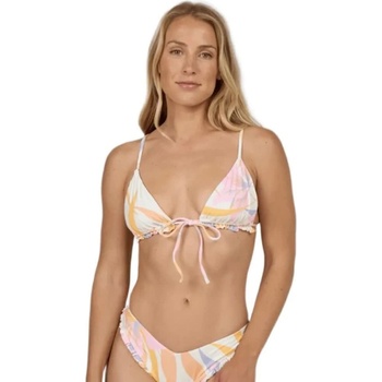 SALTY CREW Bloomed tri bikini top - White (Off White)