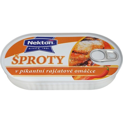 Nekton Šproty v pikantní rajčatové omáčce 170 g