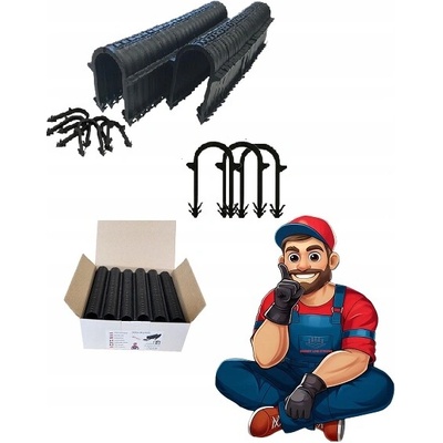 Spinki 50mm 300 ks svařované pro podlahové topení