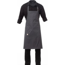 PayPer Bistrot zástěra s laclem šedá