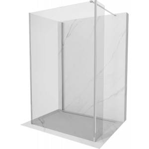 Mexen Kioto душ кабина Walk-in 125 x 95 x 40 см, прозрачно, хром - 800-125-095-221-01-00-040 (800-125-095-221-01-00-040)