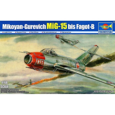 Trumpeter slepovací model Mikoyan-Gurevich MiG-15 bis Fagot-B 1:48