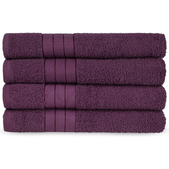 Good Morning Бордо памучни кърпи в комплект от 4 бр. от тери 50x100 cm - Good Morning (1000.29.92)