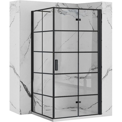 Rea Душ кабина Rea Molier Black 80x90 (KPL-K0537)