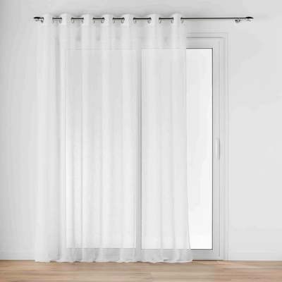 Douceur d'intérieur Záclona s oky, CARLIN, 240 x 240 cm bílá
