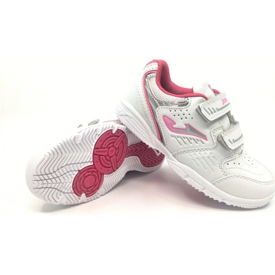 Joma School Jr 910 White Fuchsia