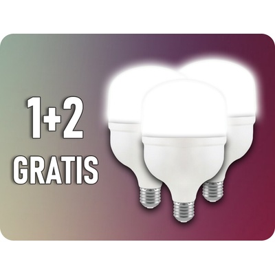 V-TAC LED žiarovka E27, T100, 30W, 3210lm, 160°, IP20, Denná biela