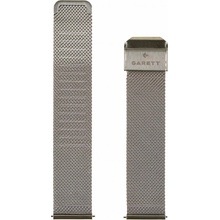 Garett řemínek 18 mm, stříbrný kovový STRAP_SVR_STL_18MM