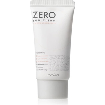rom&nd Zero Sun Clean лек тониращ крем с хидратиращ ефект SPF 50+ цвят 02 Tone Up 50ml
