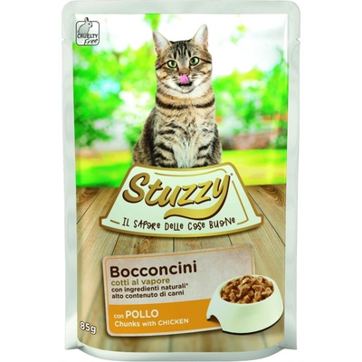 Stuzzy Cat Adult kousky kuřecího 85 g